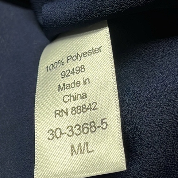 ellos Navy long flowing Top - Picture 8 of 13